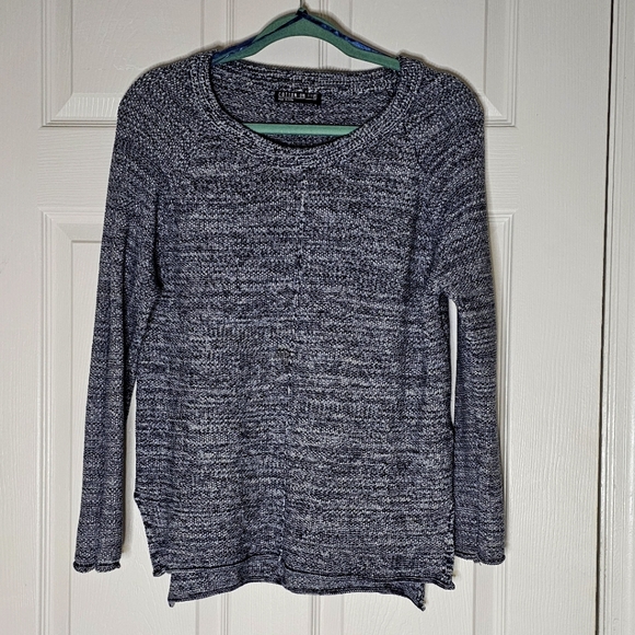 Cotton:On Women’s Navy/White Print Pullover Knit Sweater XS - Picture 1 of 7